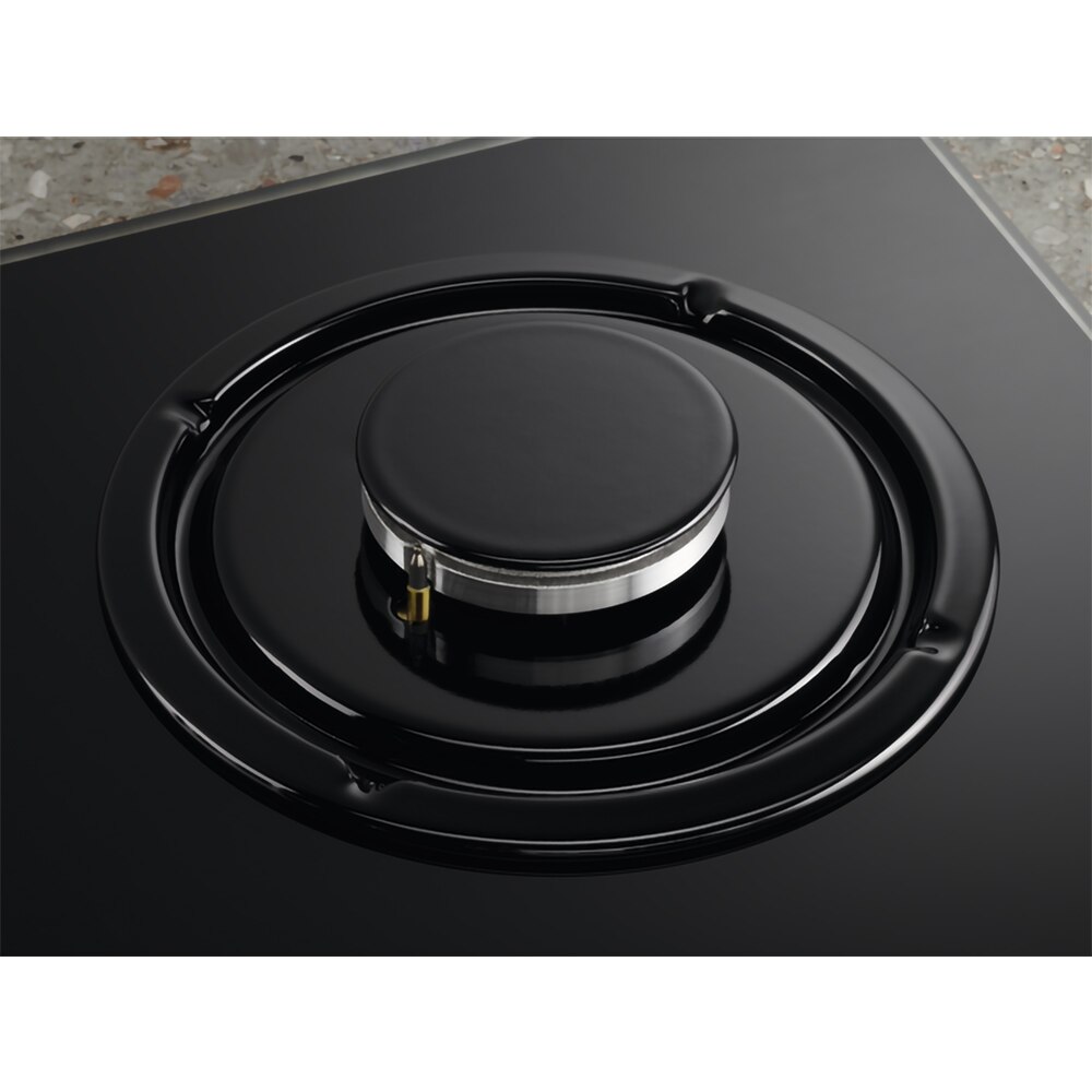 Plita incorporabila ELECTROLUX KGG64362K, Gaz, 4 arzatoare, Wok, negru