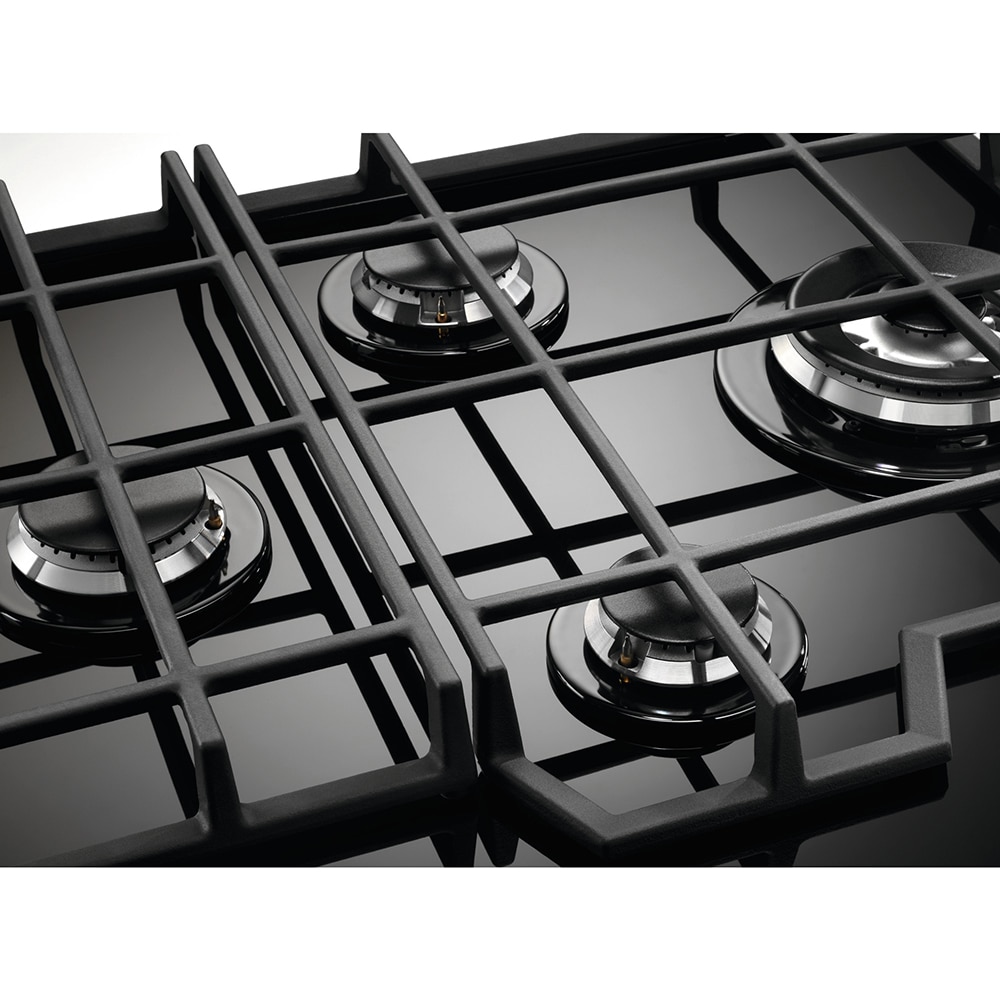 Plita incorporabila ELECTROLUX KGG6456K, Gaz, 4 arzatoare, Wok, negru