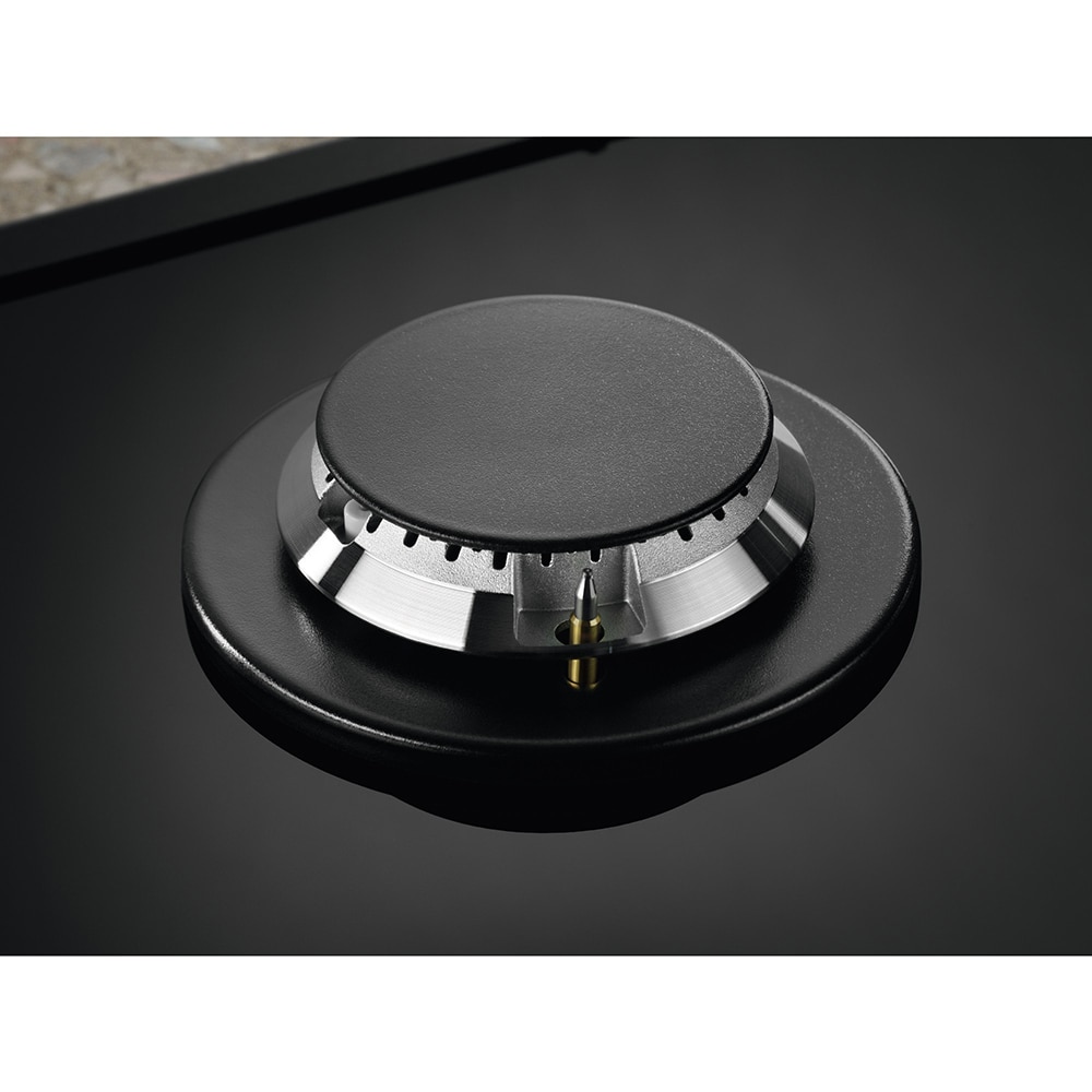 Plita incorporabila ELECTROLUX KGG6456K, Gaz, 4 arzatoare, Wok, negru