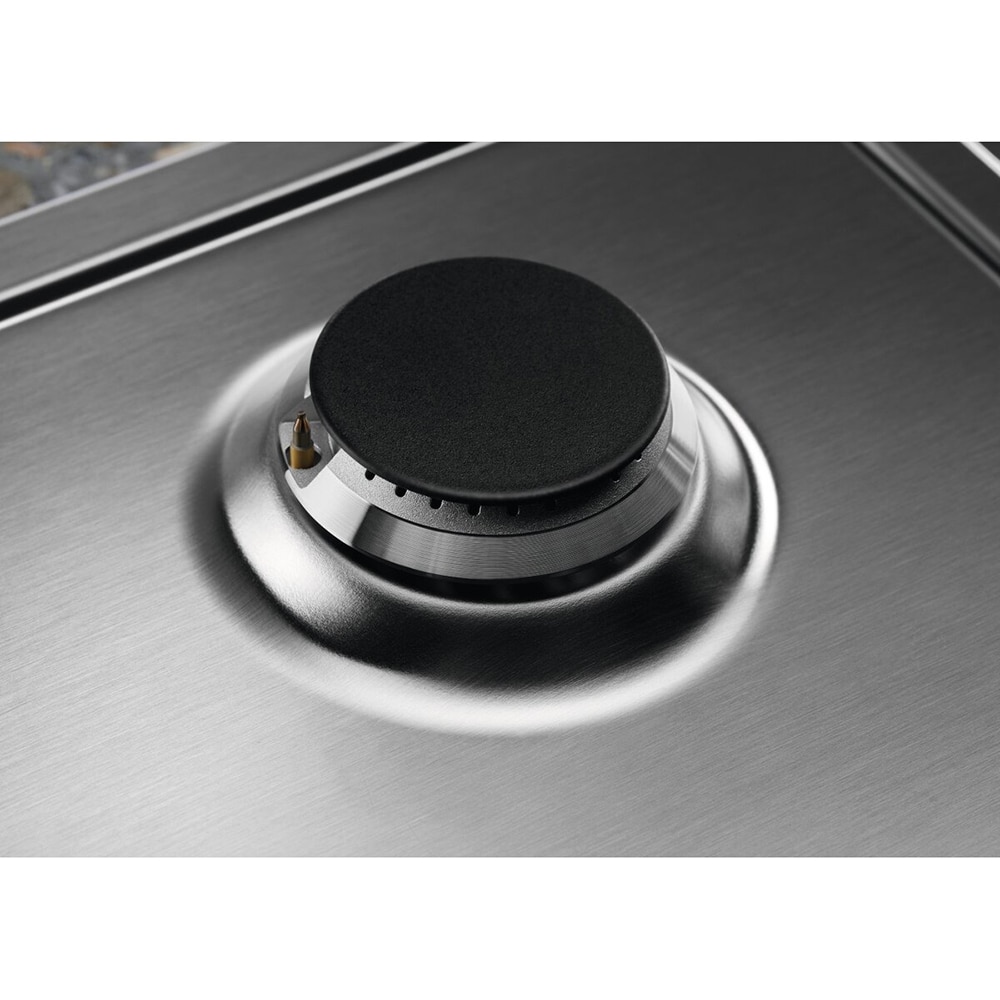 Plita incorporabila ELECTROLUX KGS64362XX, Gaz, 4 arzatoare, Wok, inox
