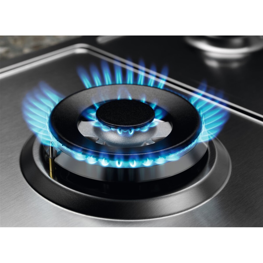 Plita incorporabila ELECTROLUX KGS64362XX, Gaz, 4 arzatoare, Wok, inox