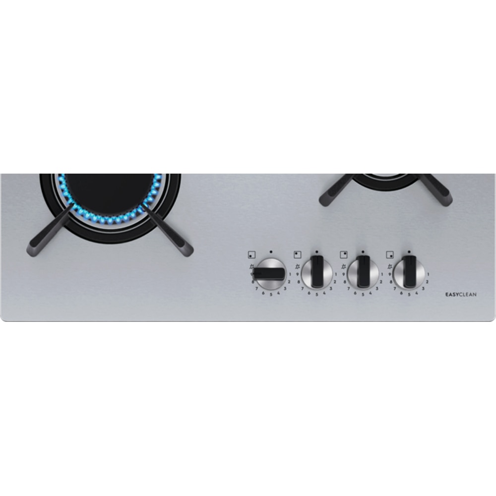 Plita incorporabila ELECTROLUX KGU643723Z, Gaz, 4 arzatoare, Wok, inox