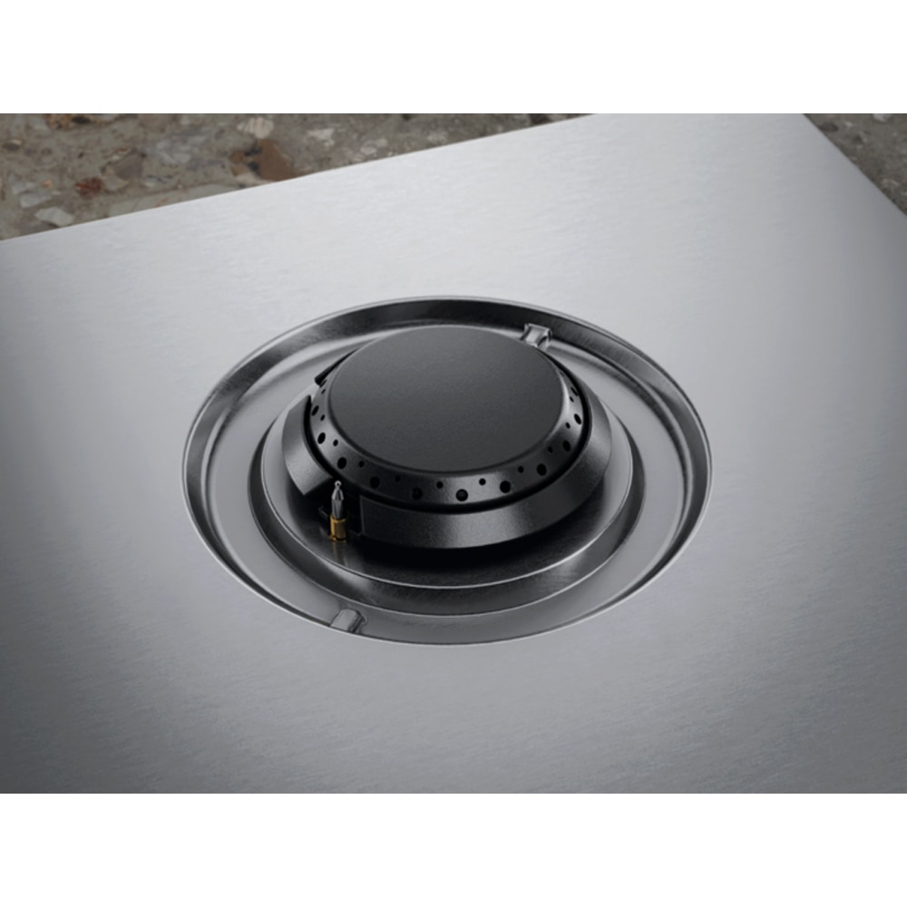 Plita incorporabila ELECTROLUX KGU643723Z, Gaz, 4 arzatoare, Wok, inox