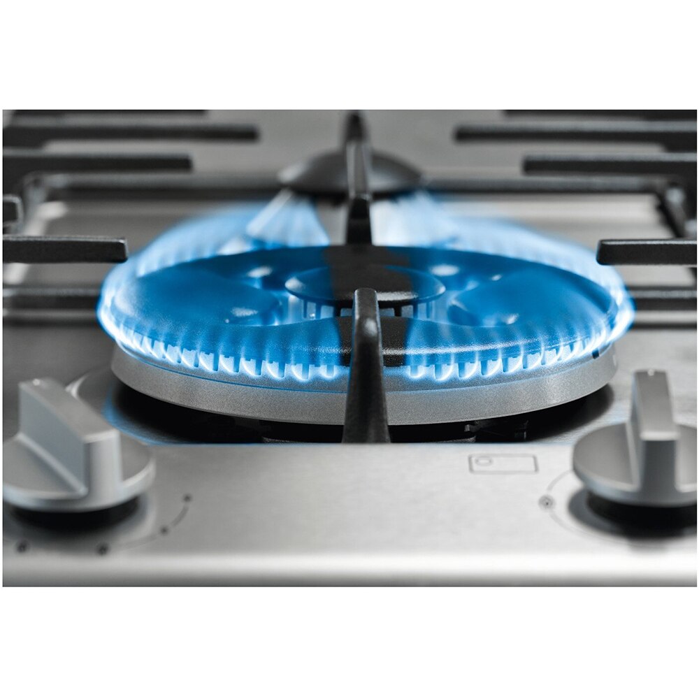 Plita incorporabila MIELE KM 2014, Gaz, 4 arzatoare, Wok, inox