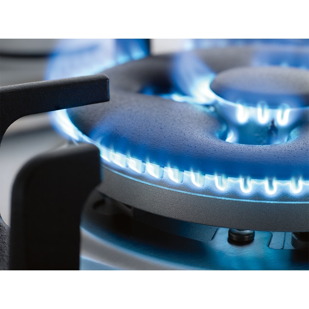 Plita incorporabila MIELE KM 2034, Gaz, 5 arzatoare, Wok, inox