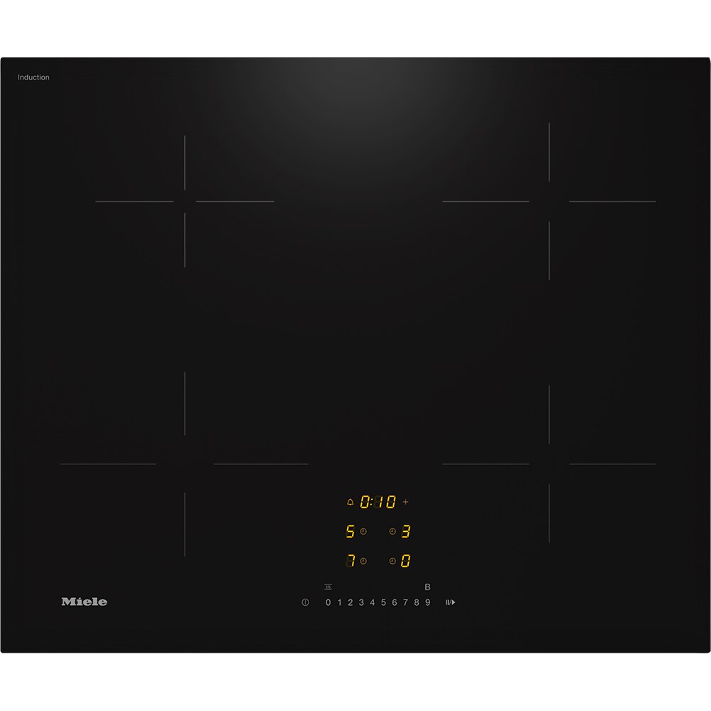 Plita incorporabila MIELE KM 7361 FL, Inductie, 4 arzatoare, Touch control, negru