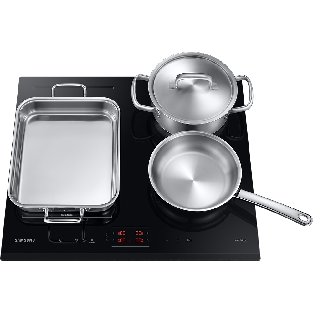 Plita incorporabila SAMSUNG NZ64B5045GK/U2, Inductie, 4 arzatoare, Touch control, negru