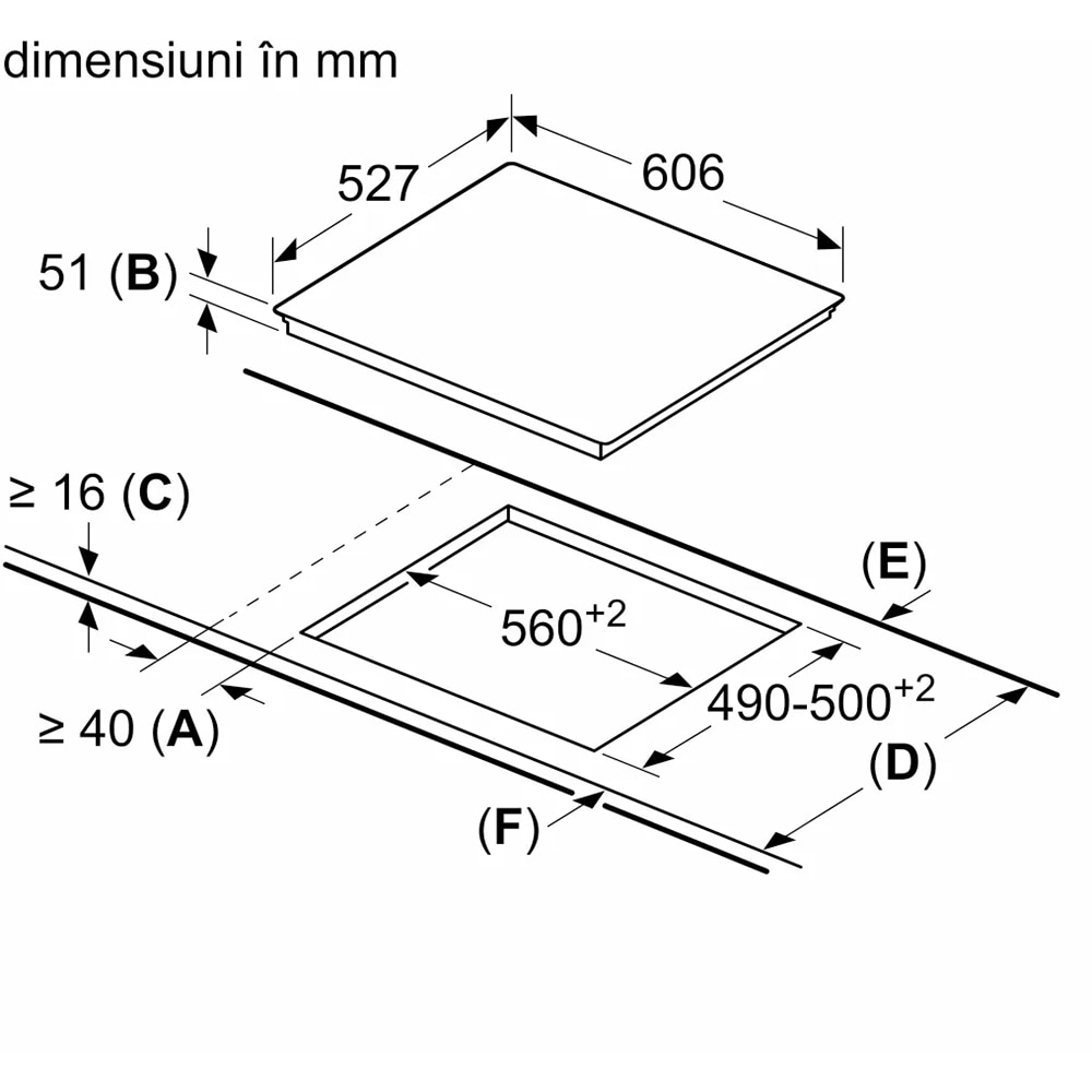 Plita incorporabila BOSCH PXY675DC1E, Inductie, 4 arzatoare, Touch Control, negru