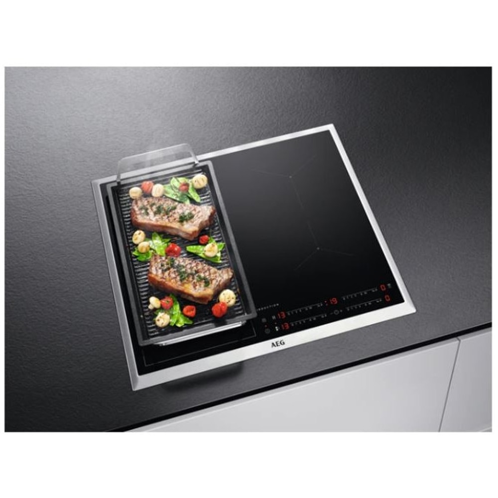 Plita incorporabila AEG TI64IB10IZ, Inductie, 4 arzatoare, Touch Control, negru