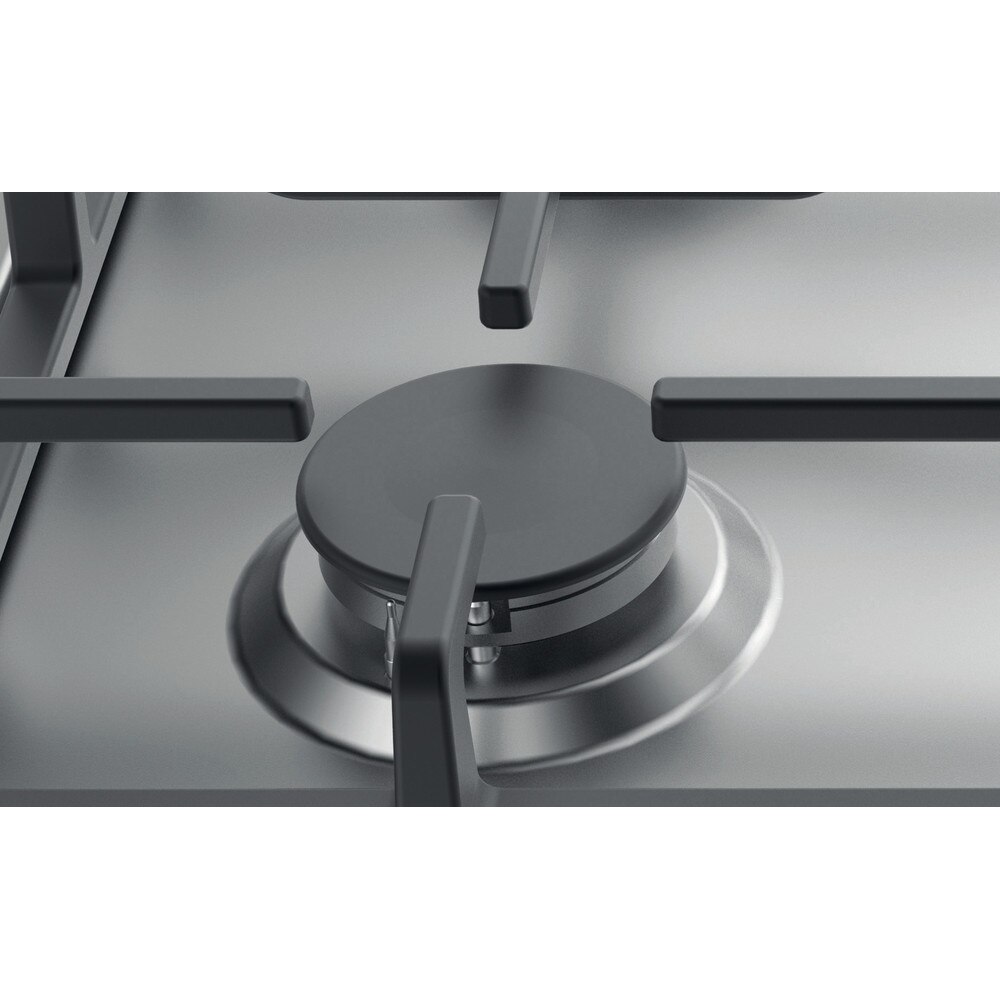 Plita incorporabila WHIRLPOOL TKRL 660 IX, Gaz, 4 arzatoare, inox