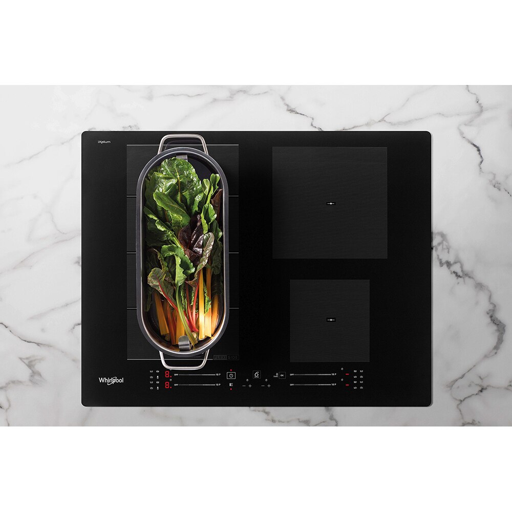 Plita incorporabila WHIRLPOOL WF S9365 BF/IXL, Inductie, 4 arzatoare, Touch Control, negru