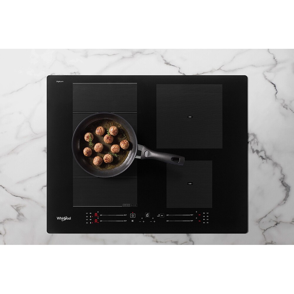Plita incorporabila WHIRLPOOL WF S9365 BF/IXL, Inductie, 4 arzatoare, Touch Control, negru