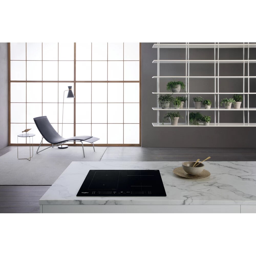 Plita incorporabila WHIRLPOOL WL S7960 NE, Inductie, 4 arzatoare, Touch Control, negru