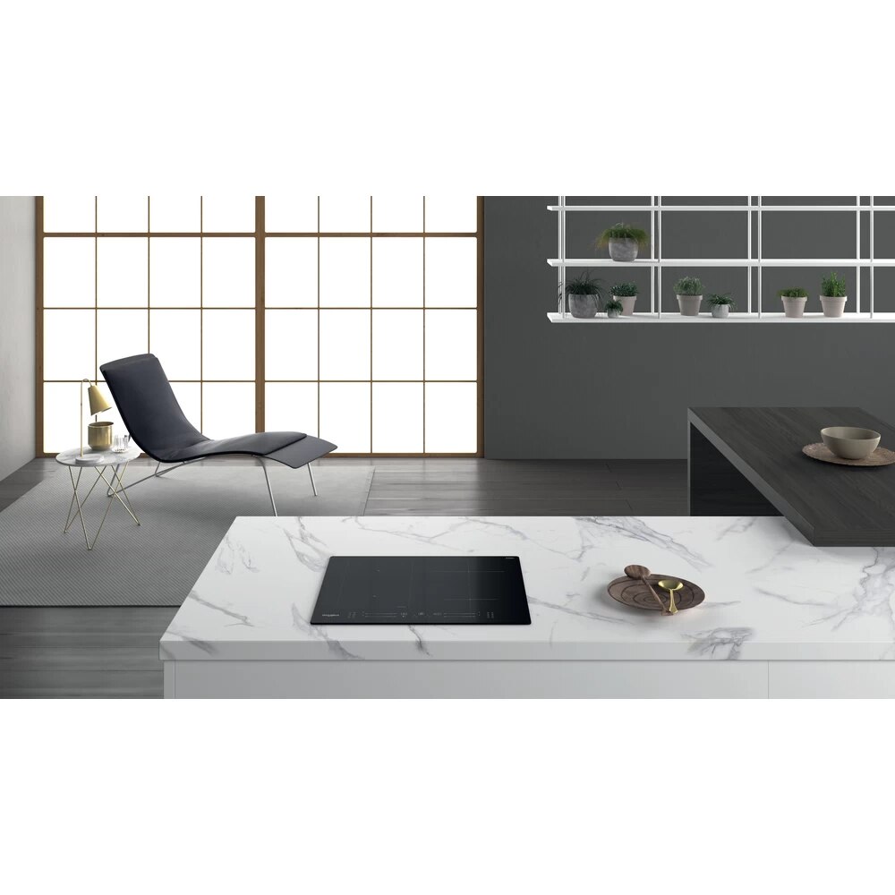 Plita incorporabila WHIRLPOOL WL S7960 NE, Inductie, 4 arzatoare, Touch Control, negru