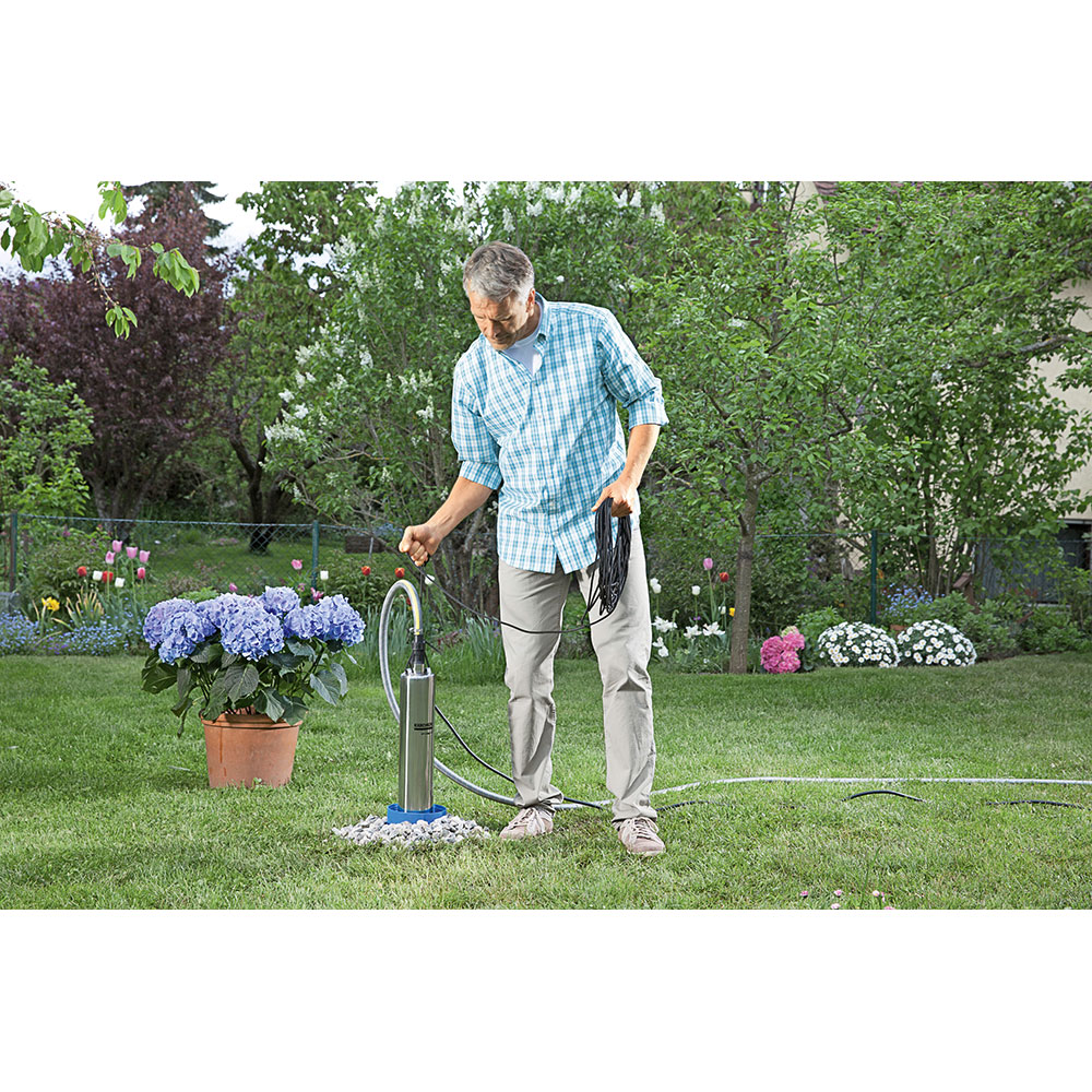 Pompa submersibila apa curata KARCHER BP6 Deep, 1000W, 5000l/h, adancime 27m, inaltime 55m