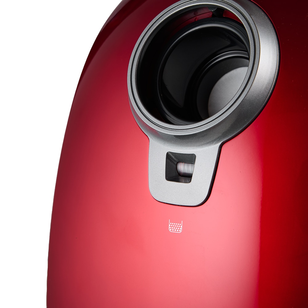 Aspirator cu sac MYRIA MY4538, 3l, 750W, 76dB, rosu-negru