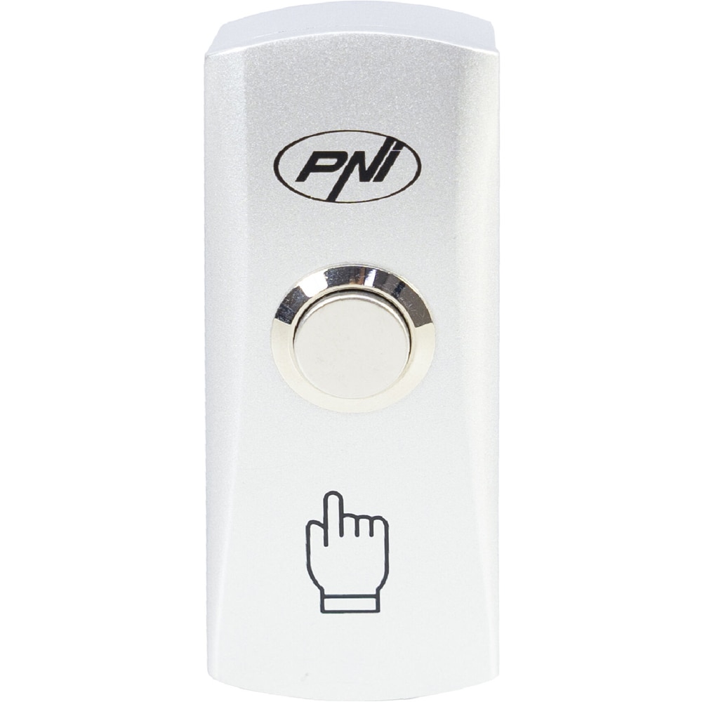 Buton de acces PNI PB410, contact iesire NO/COM, max. 12V/24V 0.5A