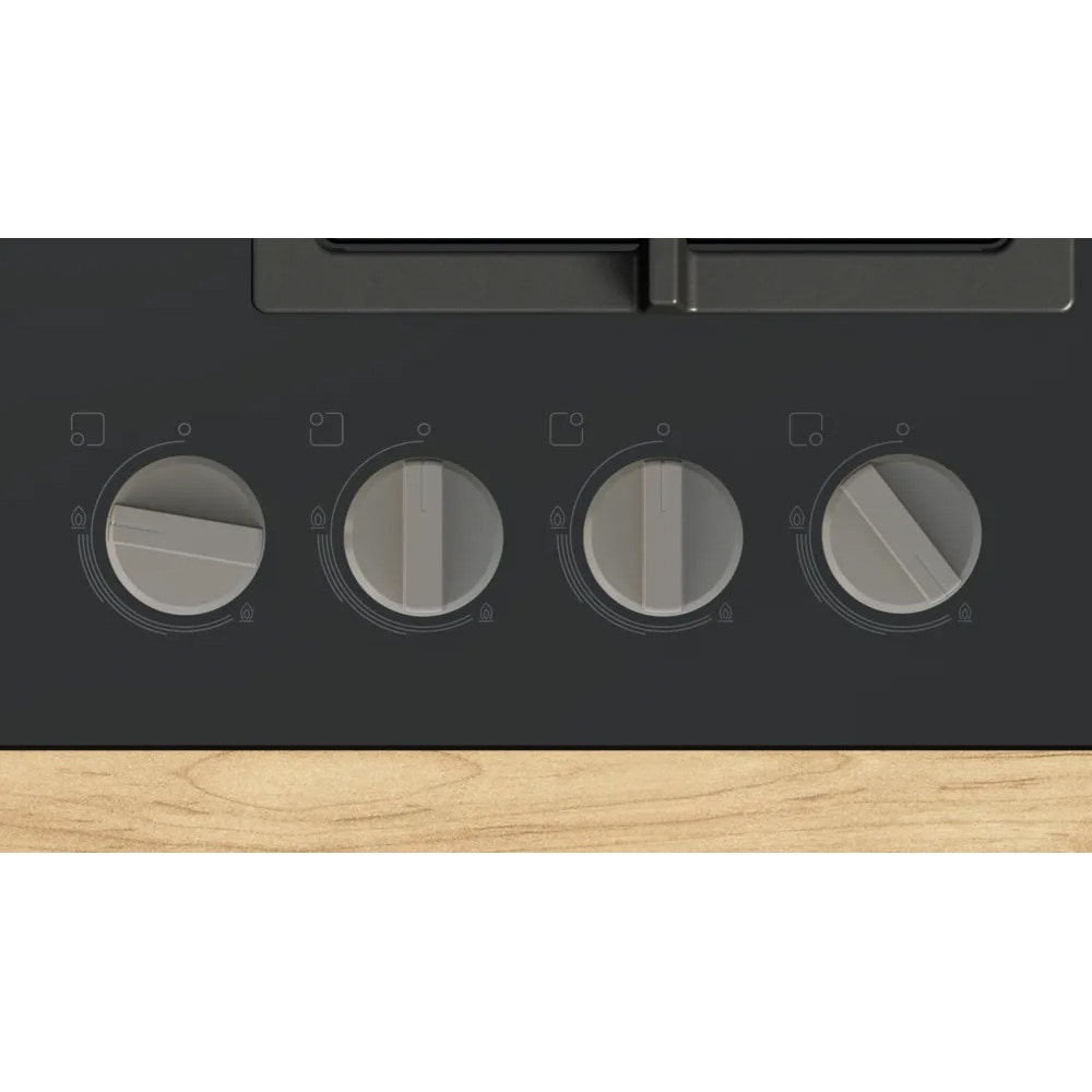 Plita incorporabila BOSCH PNN6B6K40, Gaz, 4 arzatoare, negru