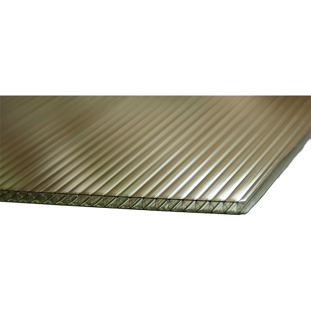 Policarbonat celular, 300 x 210 cm, 10 mm, bronz