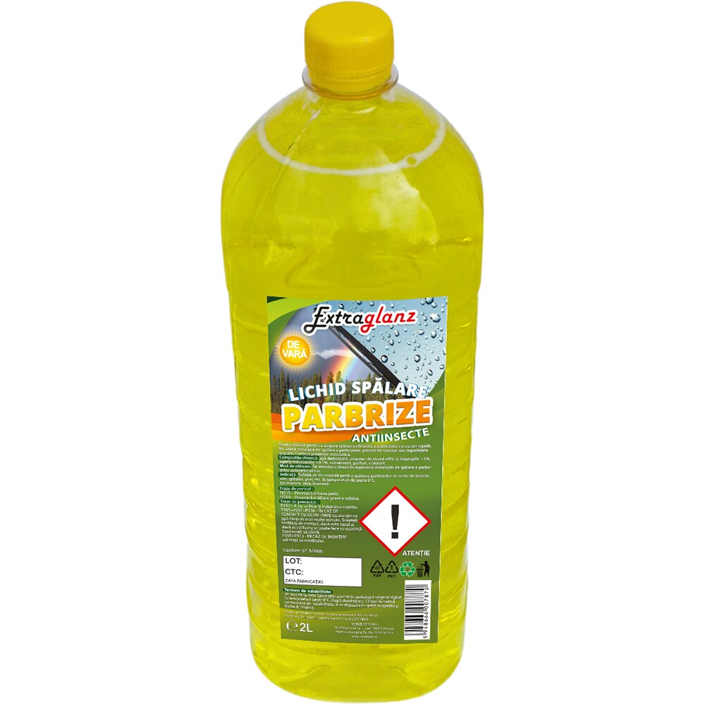 Lichid parbriz EXTRAGLANZ, vara, antiinsecte, 2l