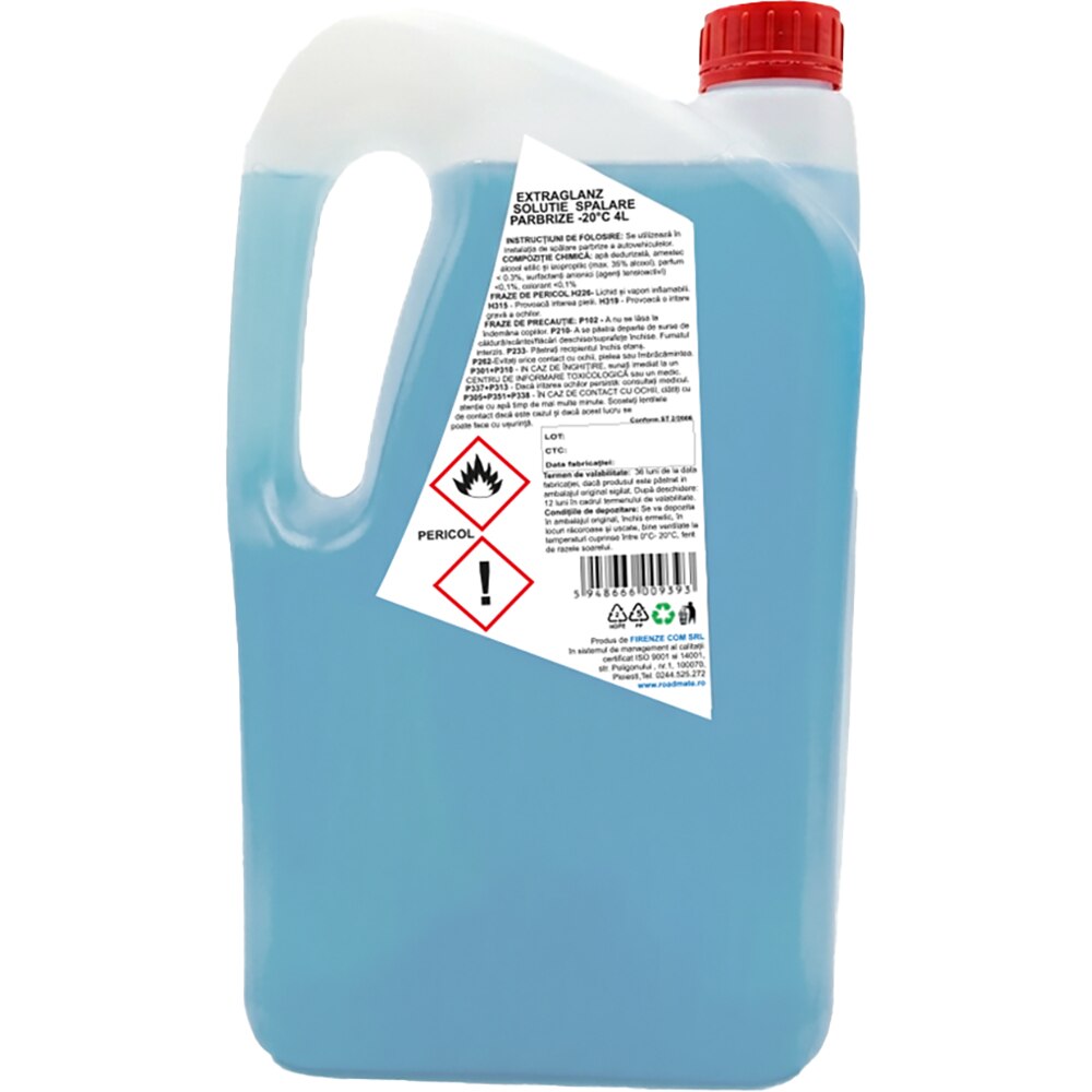 Lichid parbriz EXTRAGLANZ, iarna, -20C, 4l