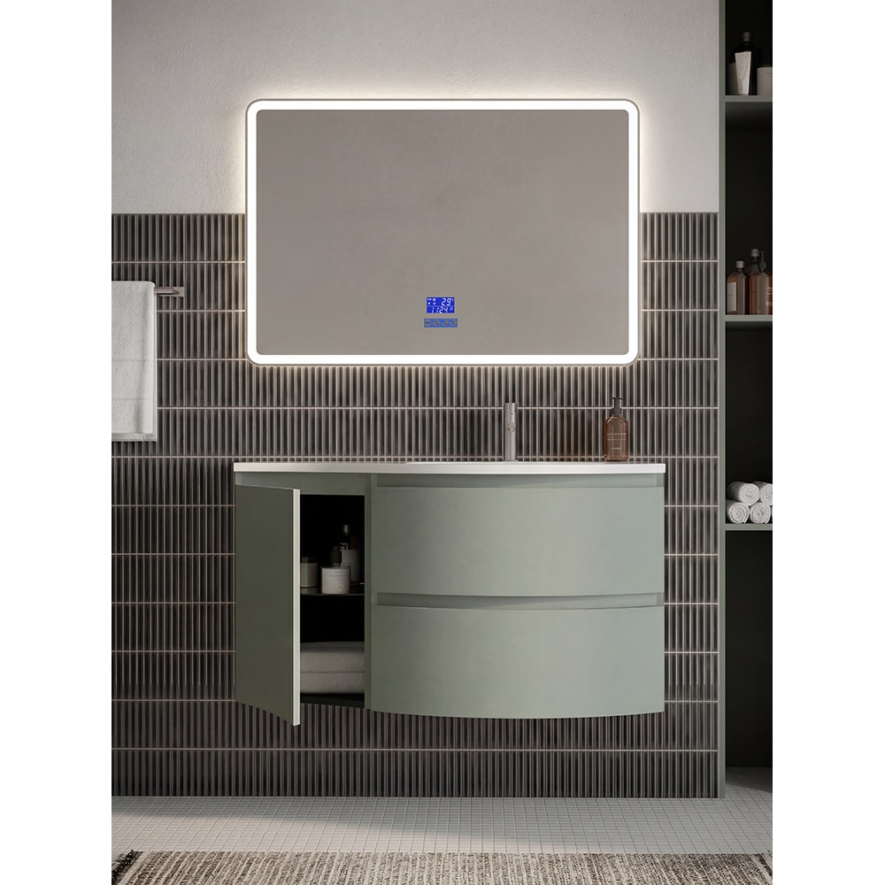 Masca lavoar SAVINIDUE Armonia, MDF, 70 x 52 x 58 cm, verde mint