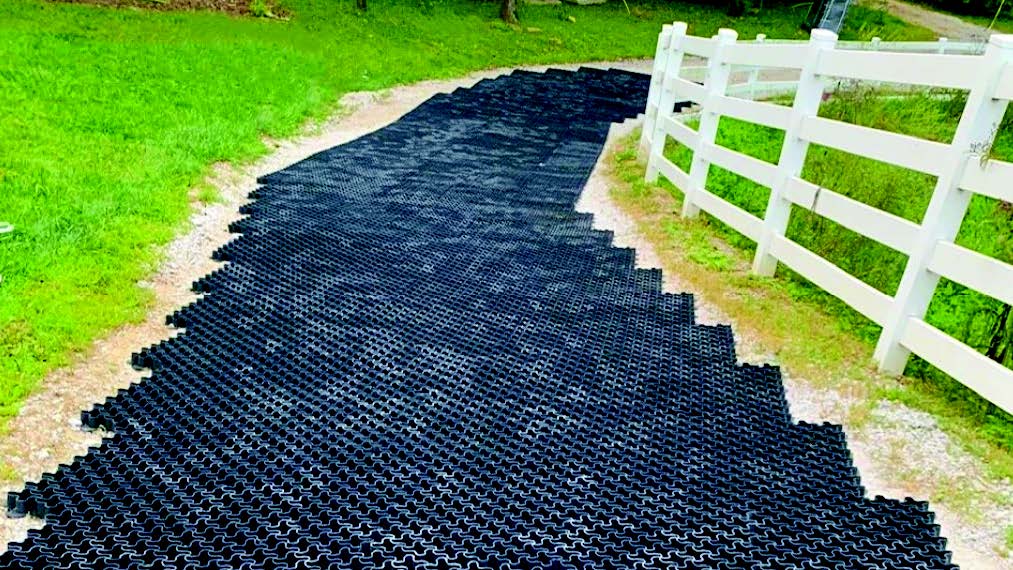 Pavela ecologica PP HexPave Terra , negru, 58 x 51 cm