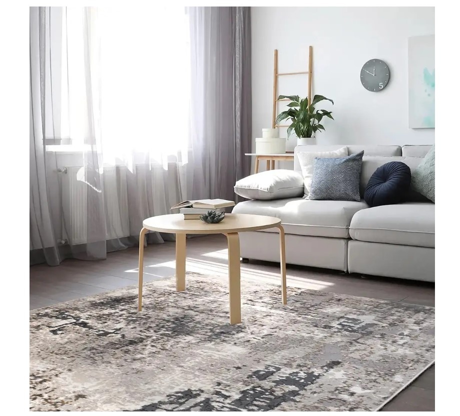 Covor camera, gri bej, 120 x 180 cm, Nova