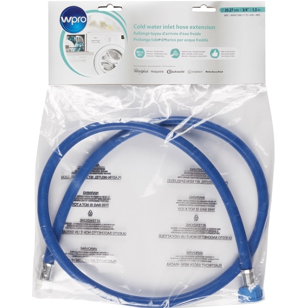 Prelungire furtun de alimentare pentru masini de spalat WPRO 484000008794, 1.5m