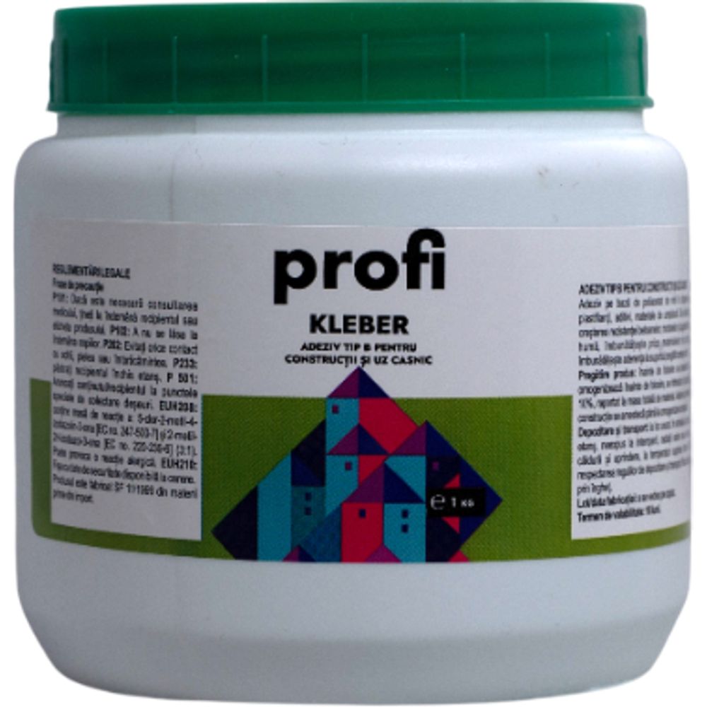 Aracet pentru constructii PROFI Kleber, alb, 1 kg