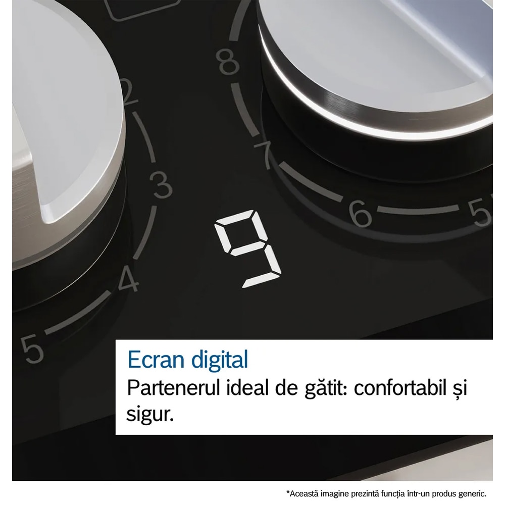 Plita incorporabila BOSCH PRP6A6H40, Gaz, 4 arzatoare, negru