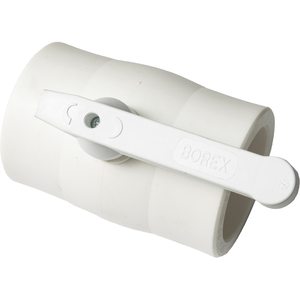 Robinet PPR drept, tur, 20 mm x 1/2", alb