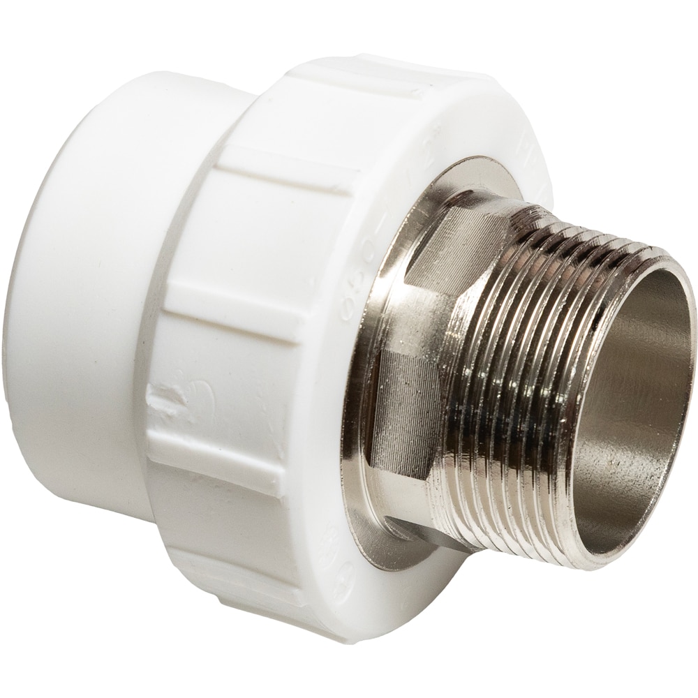 Racord polipropilena, hexagonal 50 mm x 1 1/2", filet exterior