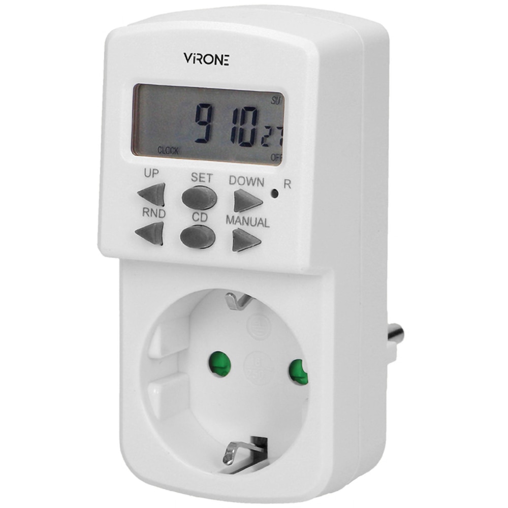 Priza programabila ORNO DT-2(GS), 1800W, 8A, alb