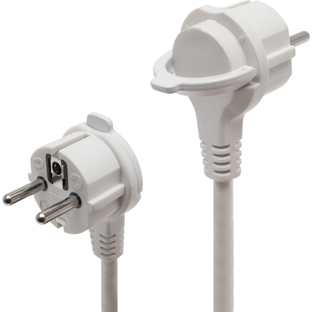 Prelungitor cu protectie HOME NV 04TK-5, 4 prize, 5m, Alb