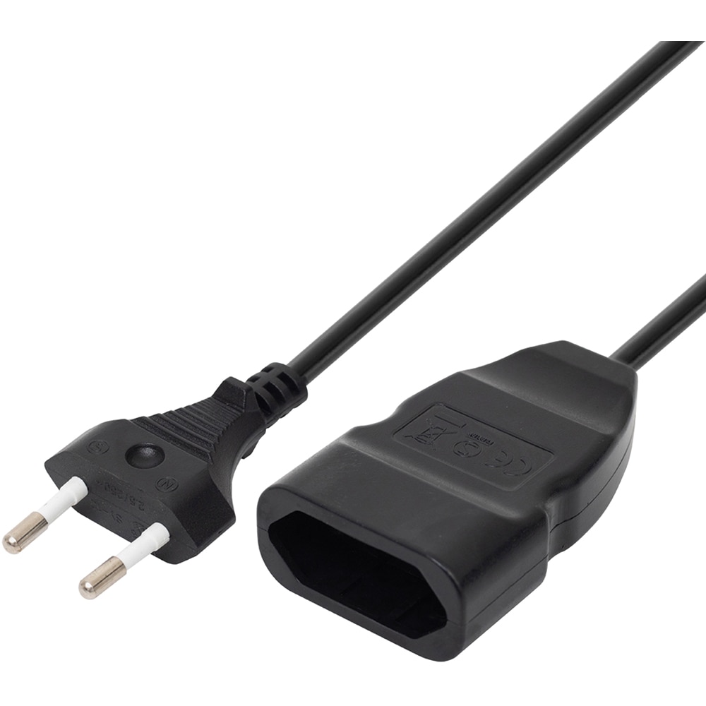 Prelungitor fisa HOME NV 12-5, 1 prize, 5m, Negru