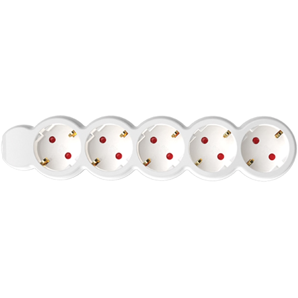 Prelungitor cu protectie HOME NV 5-3, 5 prize, 3m, Alb