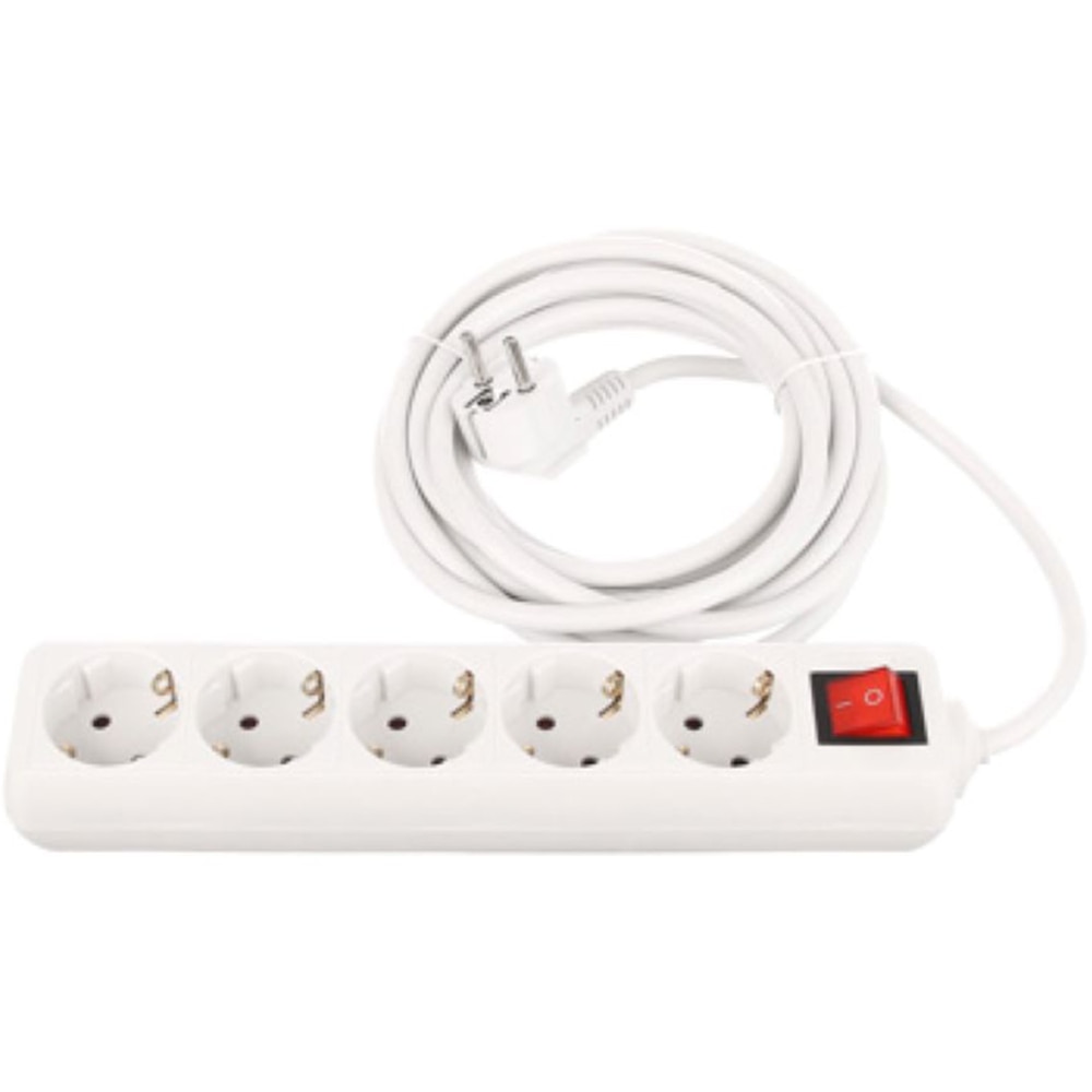 Prelungitor STROHM 5948833106337, 5 prize Shucko, 1.5m, alb