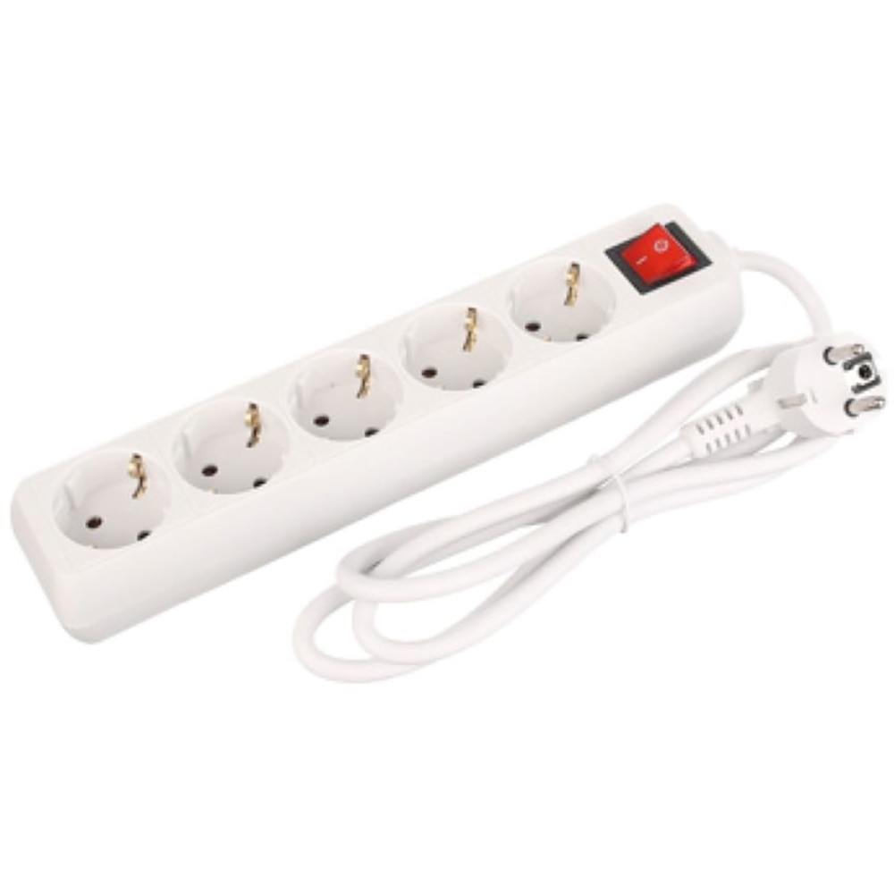 Prelungitor STROHM 5948833106351, 5 prize Shucko, 5m, alb