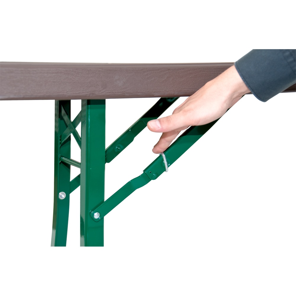 Masa terasa NEWSTORM Koln, 220.02 x 66.99 x 77.15 cm, maro-verde