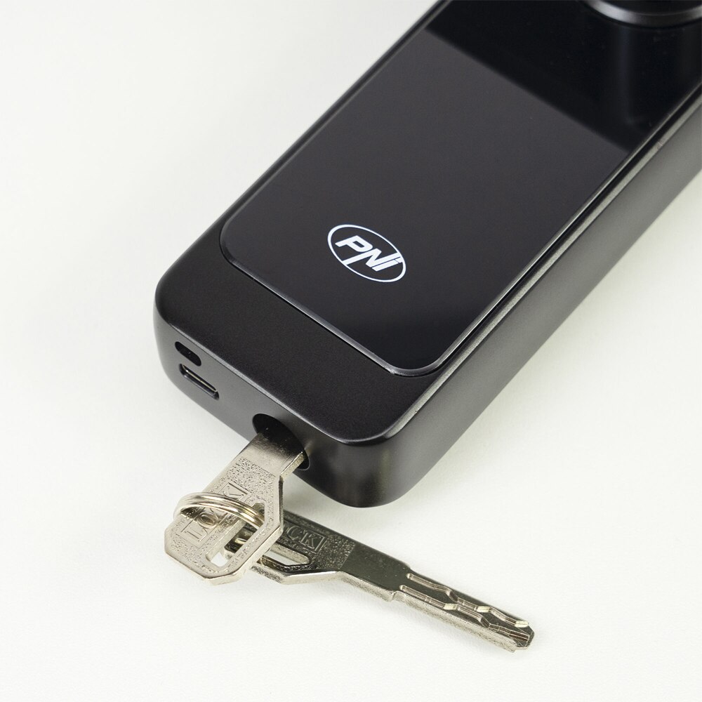 Yala inteligenta PNI SafeHome PTY6526, amprenta, cod, tag, aplicatie Tuya Smart