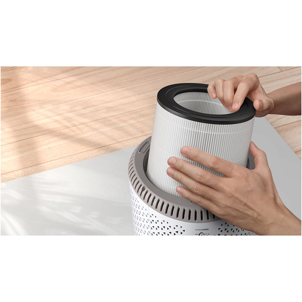 Purificator aer PHILIPS AC0650/10, 3 trepte viteza, Hepa, Wi-Fi, alb