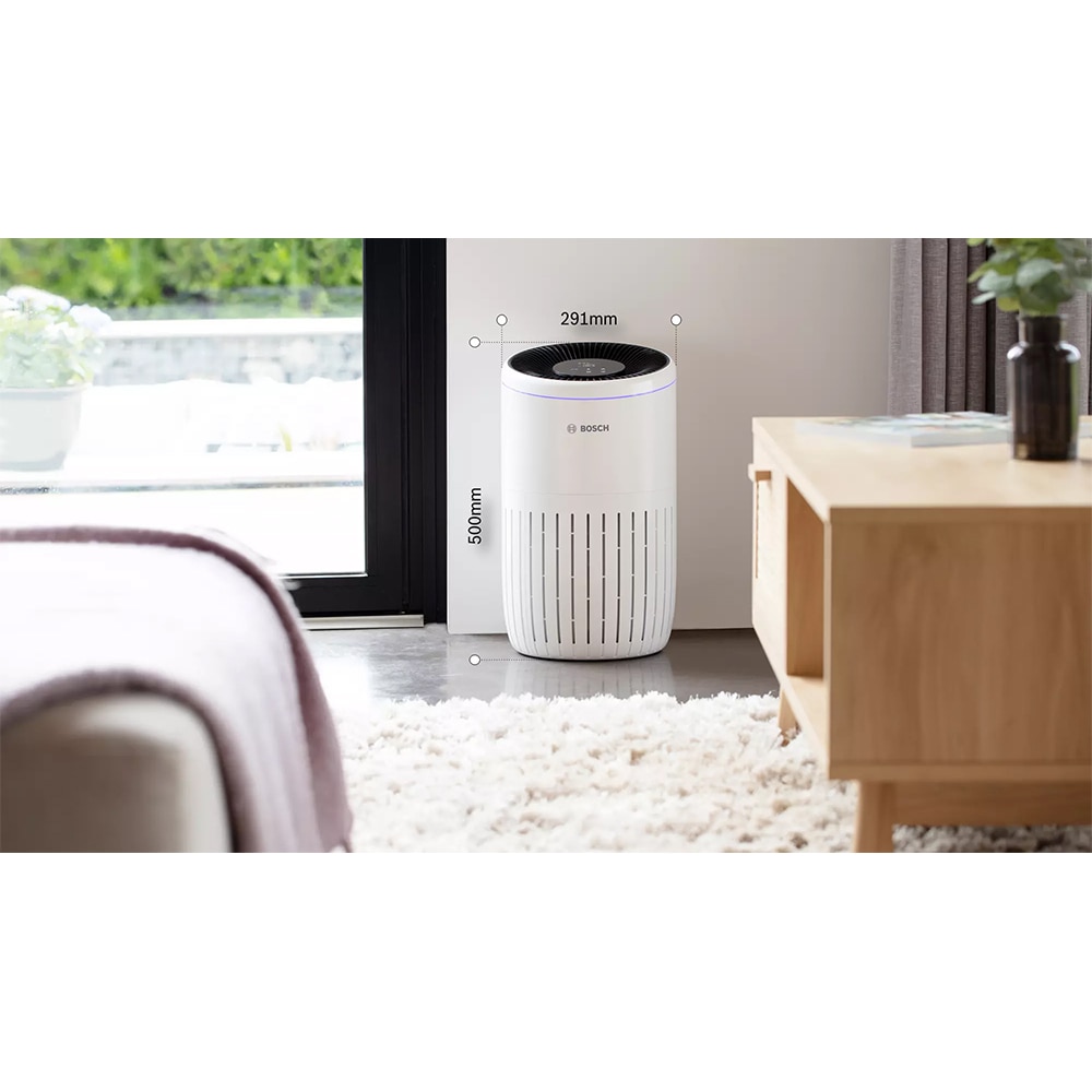 Purificator aer BOSCH Air 4000, HEPA, Senzor PM 2.5, alb