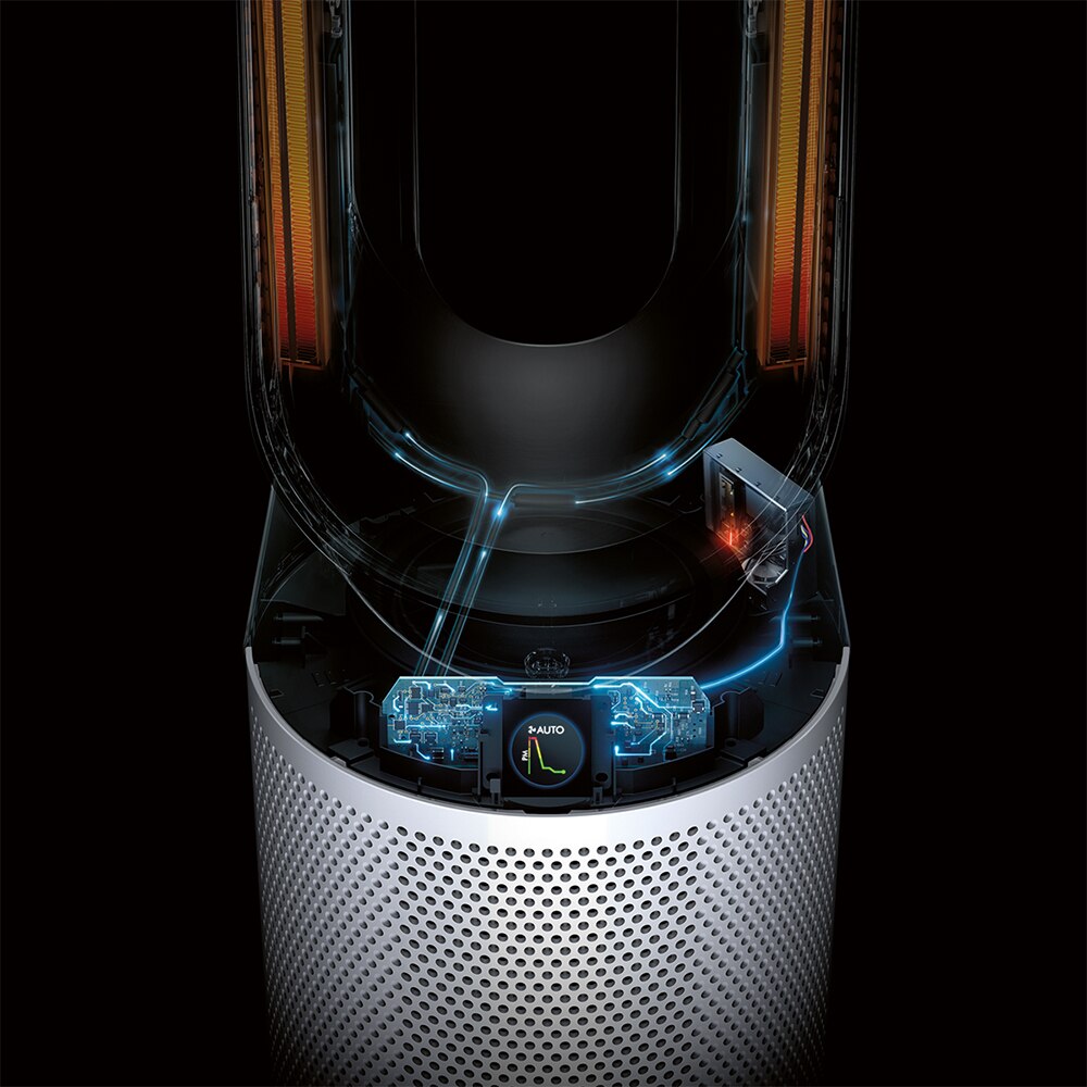 Purificator aer DYSON HP10 Hot+Cool Gen1, 10 trepte viteza, Hepa, Telecomanda, alb