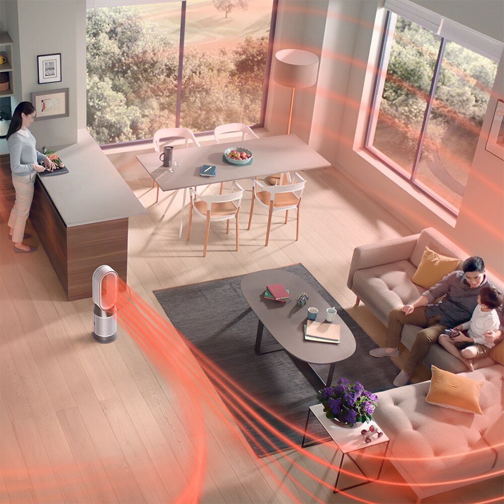 Purificator aer DYSON HP10 Hot+Cool Gen1, 10 trepte viteza, Hepa, Telecomanda, alb