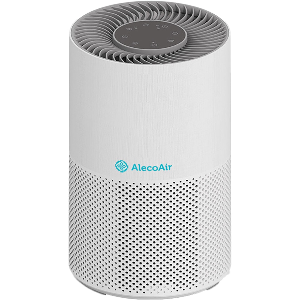 Purificator de aer ALECOAIR P30 Silk, 4 trepte de viteza, HEPA, Wi-Fi, Lampa UV-C, alb