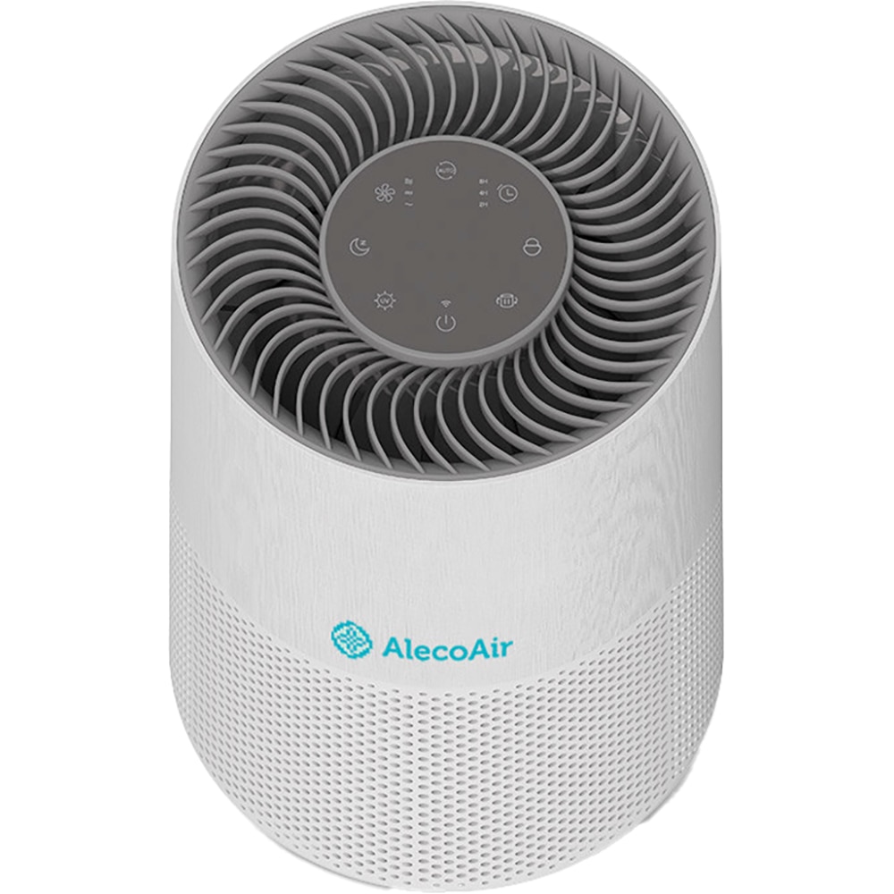 Purificator de aer ALECOAIR P30 Silk, 4 trepte de viteza, HEPA, Wi-Fi, Lampa UV-C, alb