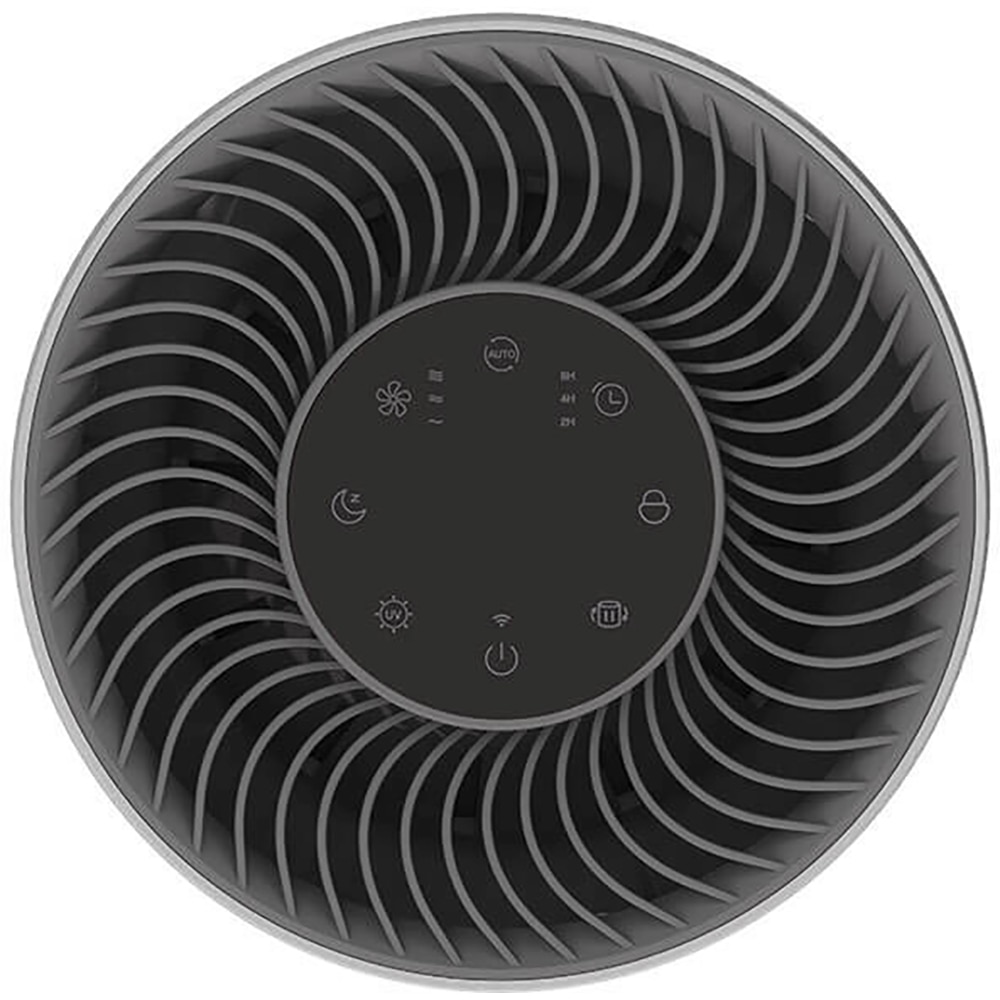 Purificator de aer ALECOAIR P30 Silk, 4 trepte de viteza, HEPA, Wi-Fi, Lampa UV-C, alb