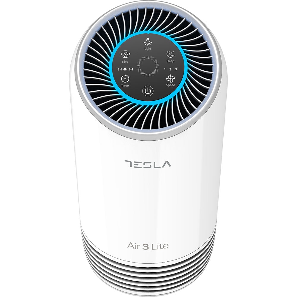 Purificator aer TESLA Air 3 Lite, 3 trepte viteza, Hepa, Night mode, alb