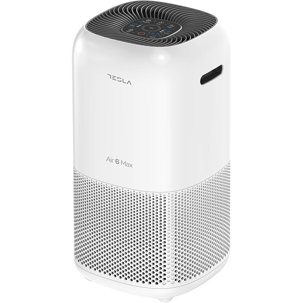 Purificator aer TESLA Air 6 Max, 3 trepte viteza, Hepa, UV Lamp, alb
